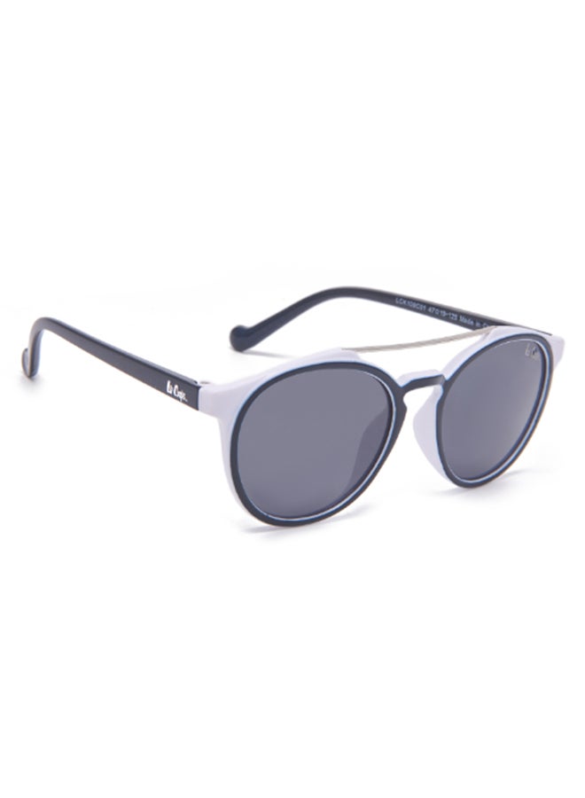 Kids' Polarized Sunglasses Blue Frame Grey Lens - 47mm Lens - LCK109C01