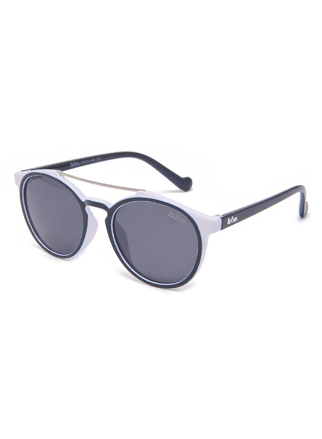 Kids' Polarized Sunglasses Blue Frame Grey Lens - 47mm Lens - LCK109C01