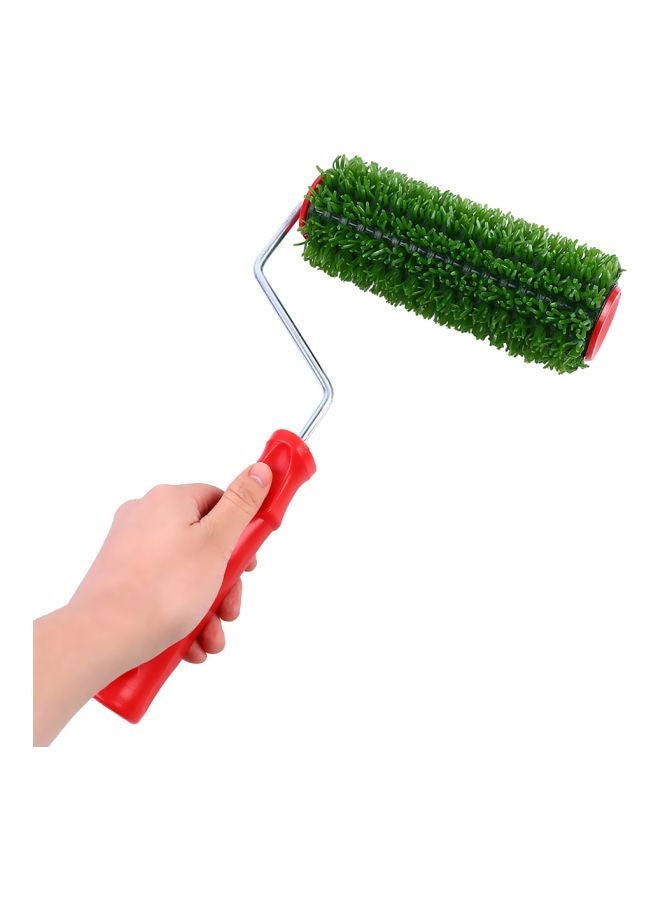 Grass Painting Brush Roller Red/Green 7inch