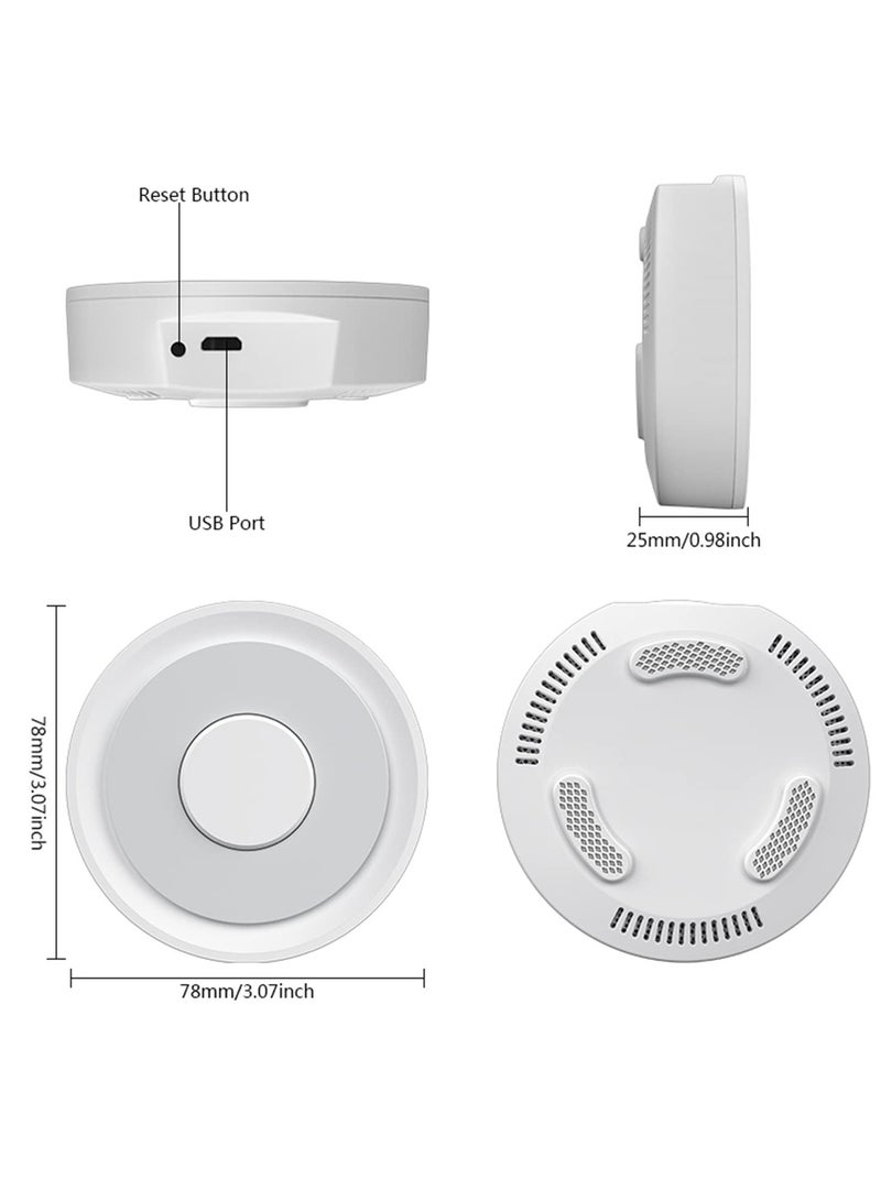 Tuya Zigbee 3.0 Hub Gateway - Smart Home Controller Compatible with Alexa & Google Home, WiFi & Wired Connectivity, Works with Smart Life App for Seamless Automation