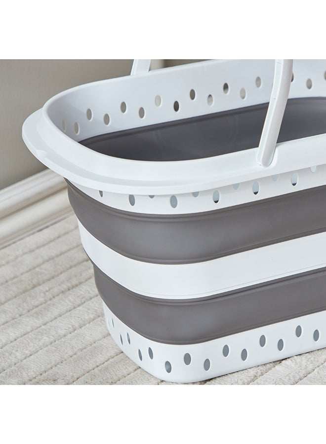 Collapsible Space Saving Laundry Basket with Handles 32 L