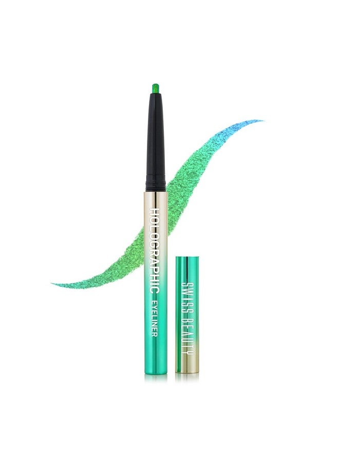 Holographic Shimmery Eyeliner | Waterproof, Smudge Proof, Long Lasting Eyeliner With Easy Application | Shade- Coloured Earth, 0.2G