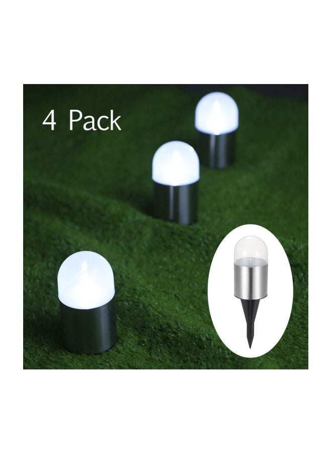 Pack Of 4 LED Outdoor Lamp White