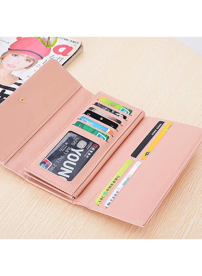 Sleek Lightweight Casual Wallet Pink