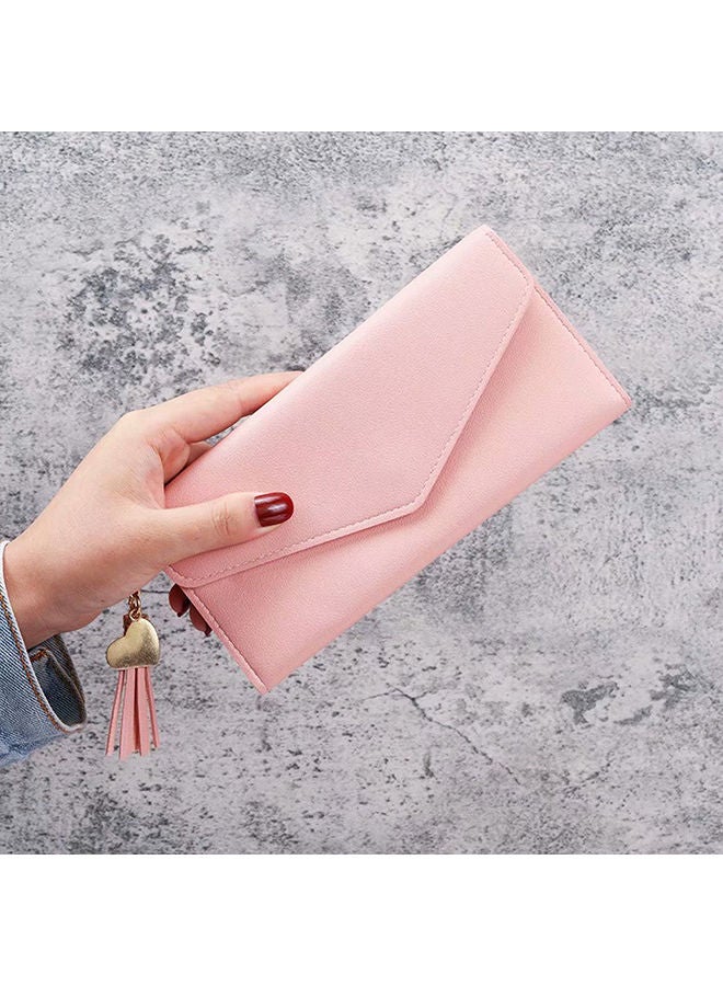 Sleek Lightweight Casual Wallet Pink