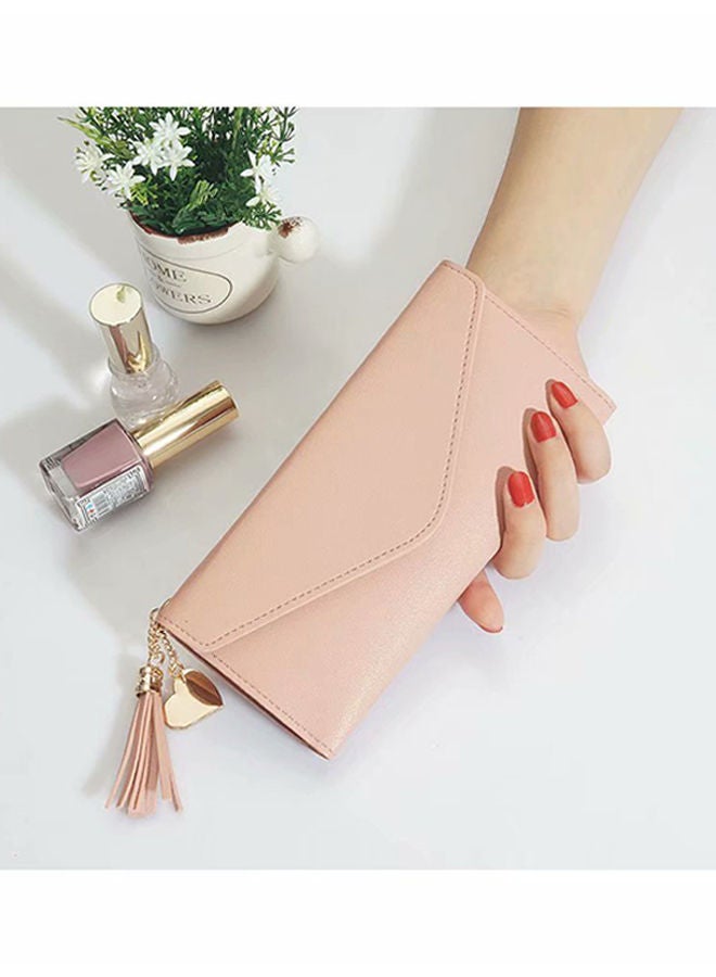 Sleek Lightweight Casual Wallet Pink