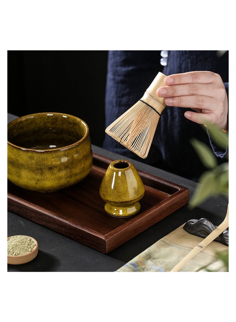 7-Piece Traditional Handmade Matcha Tea Whisk and Bowl Tool Gift Kit