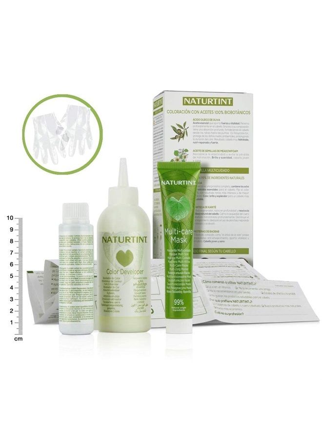 Permanent Hair Color, 5M Light Mahogany Chestnut, Plant Enriched, Ammonia Free, Long Lasting Gray Coverage and Radiante Color, Nourishment and Protection