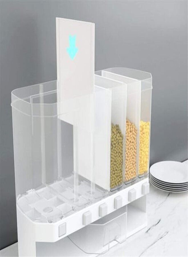 Multiple 6 in 1 Dispenser For Grains & Cereals - Dry food storage system