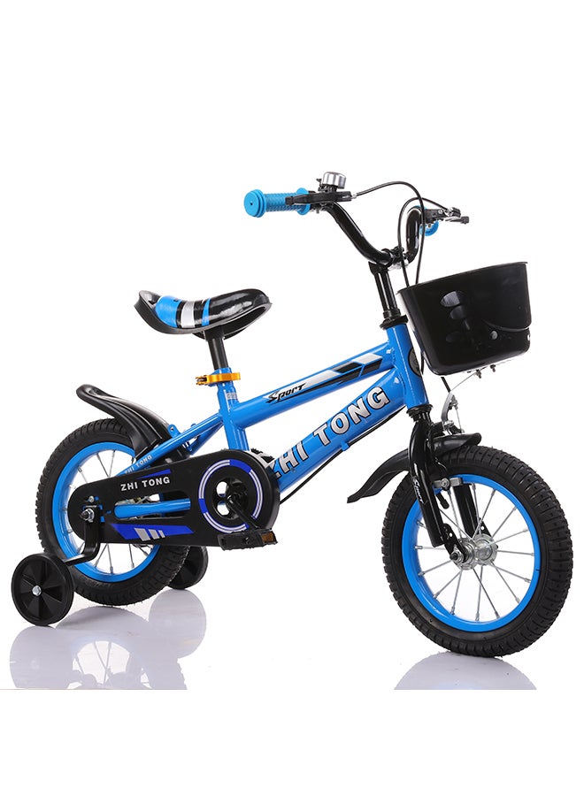 Children's Bike With Training Wheels & Basket 18inch