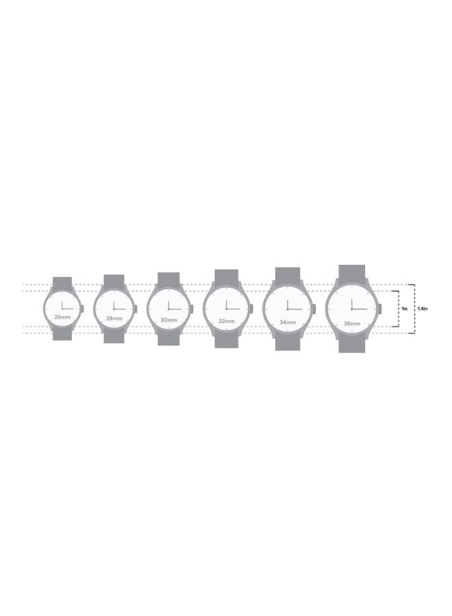Women's Chapada Round Shape Stainless Steel Analog Wrist Watch 32 mm - Gold - P 15700LSG-D58M