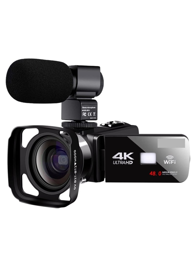 Full HD 1080P Camcorder, 30FPS, 36MP Digital Camera Recorder with 2.8-Inch Screen, 270° Rotation, and 8X Digital Zoom