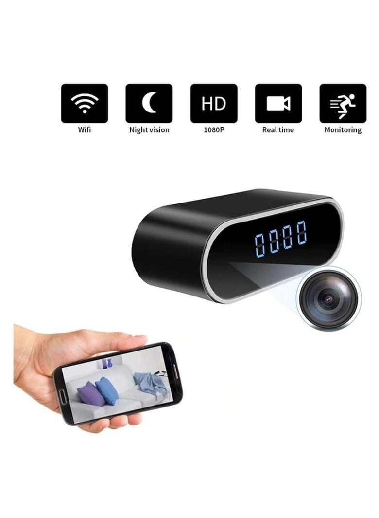 Hidden Camera Clock Hd 1080 Wifi Alarm Clock Camera