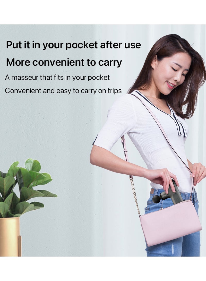 Portable Smart Massager With High Torque Motor & 4 Unique Attachments | 2500mAh Long Battery Life M1- Green