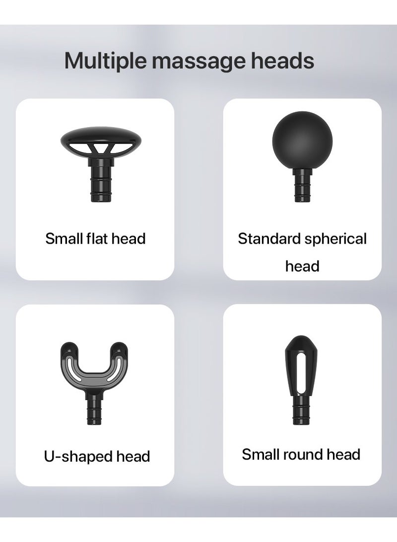 Portable Smart Massager With High Torque Motor & 4 Unique Attachments | 2500mAh Long Battery Life M1- Green