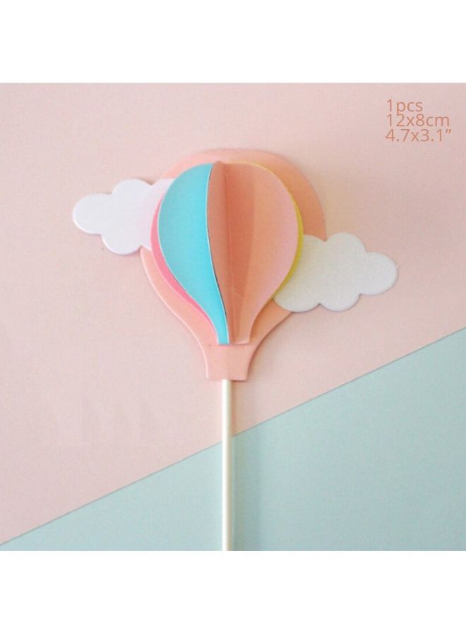 Balloon Shaped Cake Topper 12x8cm