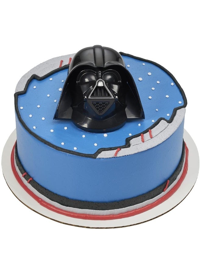 DecoSetÂ® STAR WARSâ„¢ Darth Vaderâ„¢ Cake Topper, 1-Piece, Use with Cake Decorations to Create Galactic Cakes, Black