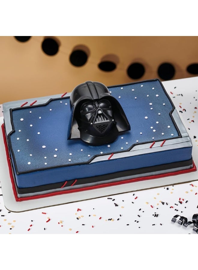 DecoSetÂ® STAR WARSâ„¢ Darth Vaderâ„¢ Cake Topper, 1-Piece, Use with Cake Decorations to Create Galactic Cakes, Black
