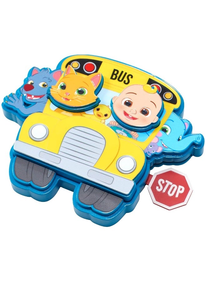 DECOPAC DecoSet CoComelon Ready for Adventure! Cake Topper, 4 Piece Cake Decoration Set With JoJo, Kittens, Wally, and Ello Puzzle Jigsaw (27978)