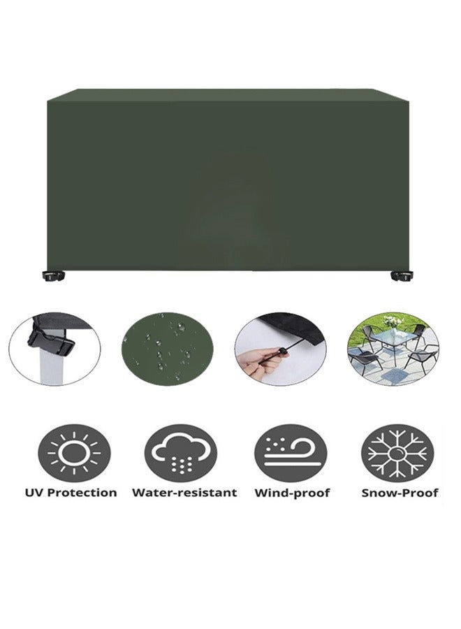 Patio Furniture Cover, Outdoor Table Set, Sectional Sofa Cover, Patio Chair Covers，UV Resistant, Waterproof for Outside Furniture Green