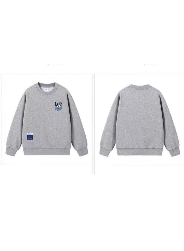 Lee Brand Hoodie Loose Casual Round Neck Long Sleeved Hoodie