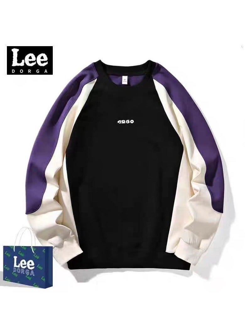 Lee Brand Hoodie Loose Casual Round Neck Long Sleeved Hoodie