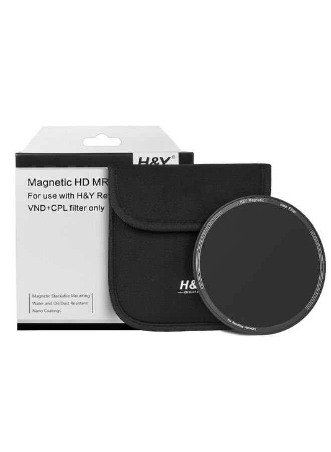 H&Y Filters ND400 Magnetic Clip-On Filter for RevoRing (58-77mm)