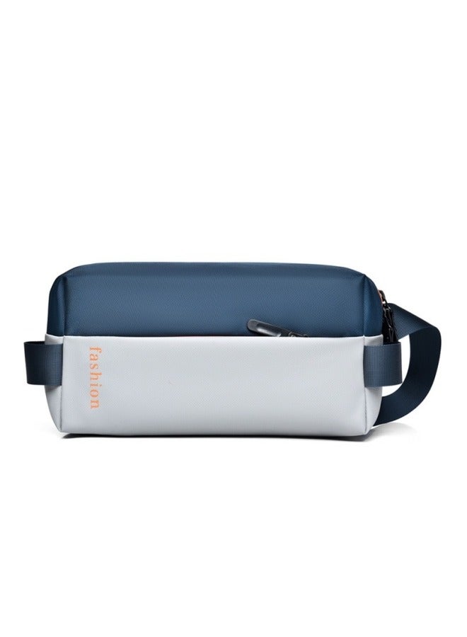 Men's Portable Chest Bag, Boys Scratch-resistant and Waterproof Waist Bag Belt Bag Hip Bag for Daily Commuting/Hiking/Climbing/Cycling, Nylon Sling Bag Side Bag Crossbody Bag for Teenagers/Students