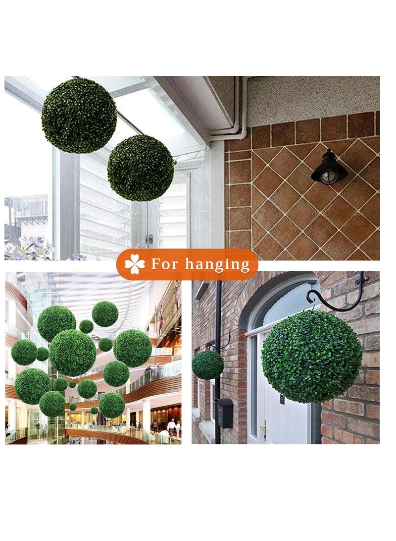 FFD Artificial Topiary Grass Balls Realistic Boxwood for Indoor & Outdoor Decor, Perfect for Home, Hotels, Weddings, & Events