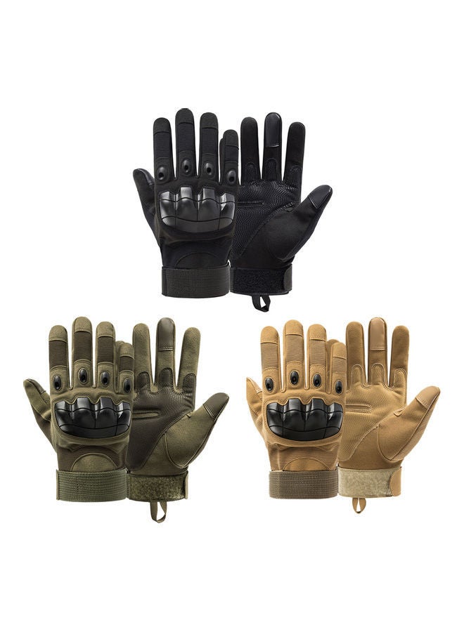 Full Finger Knuckle Touchscreen Anti-Slip Gloves 17x3x16cm