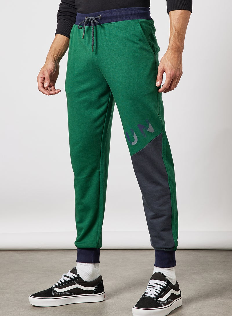 Regular Fit Joggers Forest Green/Black