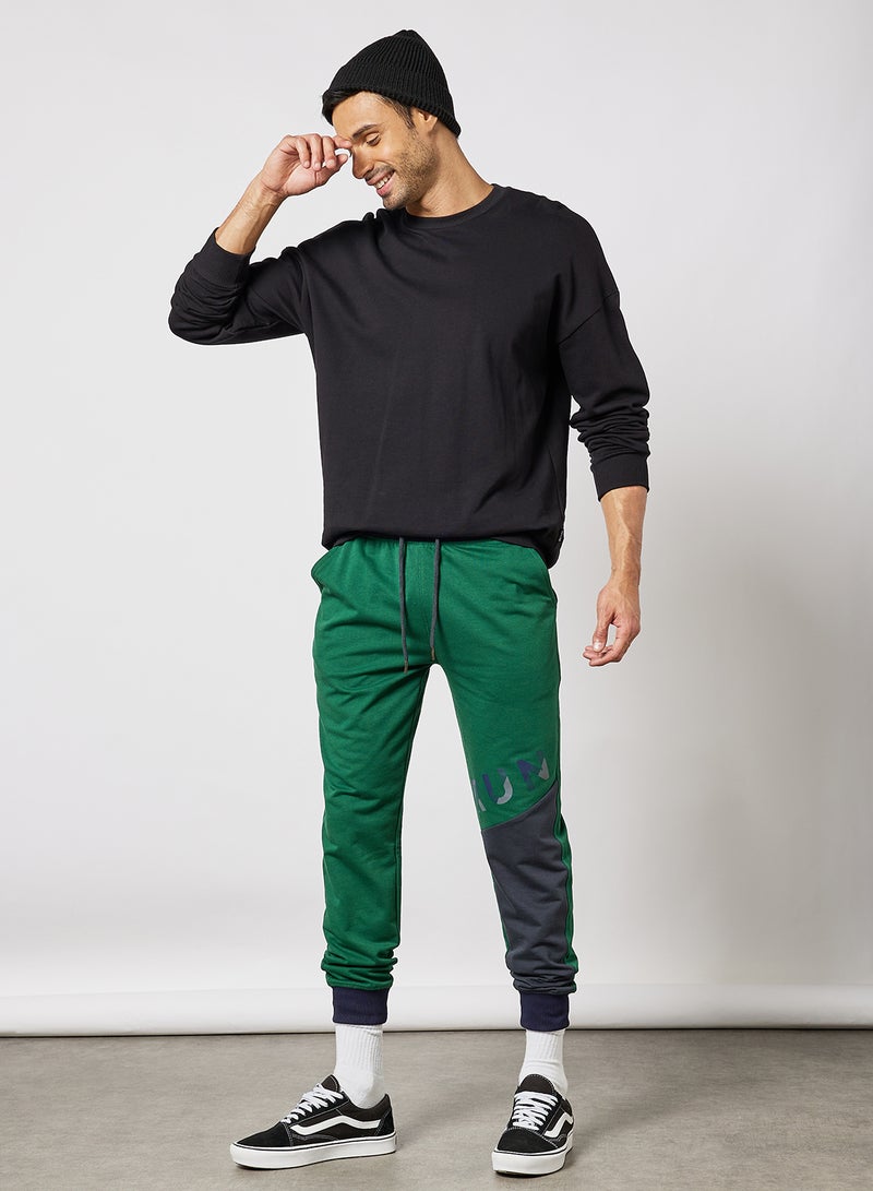 Regular Fit Joggers Forest Green/Black