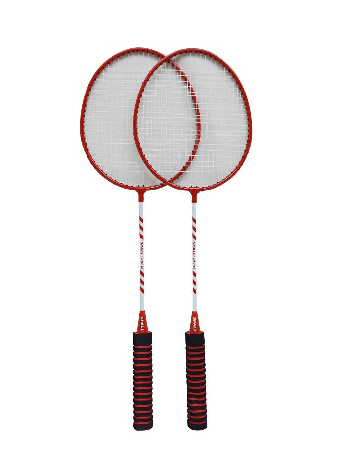 Badminton Racket With Grip Soft Handles Smash Power Frame With Free Full Cover Ultra Light Weight Carbon Fiber Single High Grade Perfect For Men And Women