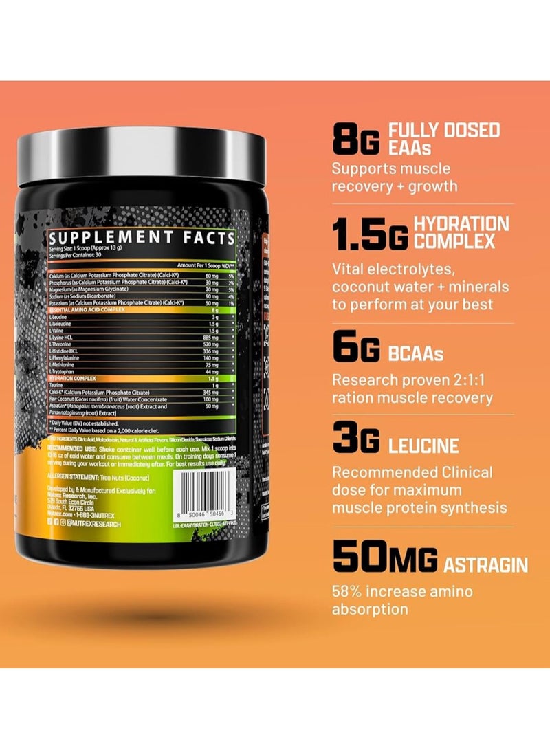 Nutrex Research Eaa Plus Hydration, It's Mango Time, 390g