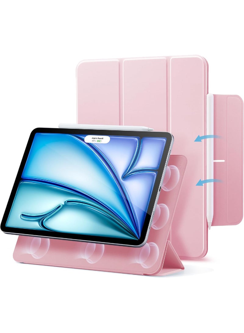 Case For iPad Air 13 Inch Case M2(2024), iPad Air 13 Case with Pencil Holder,Powerful Magnetic Attachment, Slim Trifold Stand Case, Auto Wake/Sleep, Durable Protection For iPad Air 13 2024