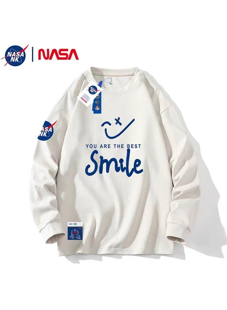 Long Sleeved New Spring And Autumn Round Neck Hoodie With Bottom Lining