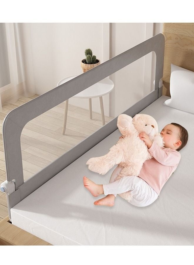 Bed Rails for Toddlers Swing Down Safety Bed Guard for Convertible Crib Folding Toddler Bed Rails Guard for Kids Twin Double Full-Size Queen & King Mattress