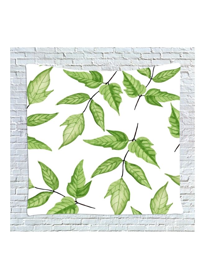 Printed Decorative Tapestry Green/White 130x152cm