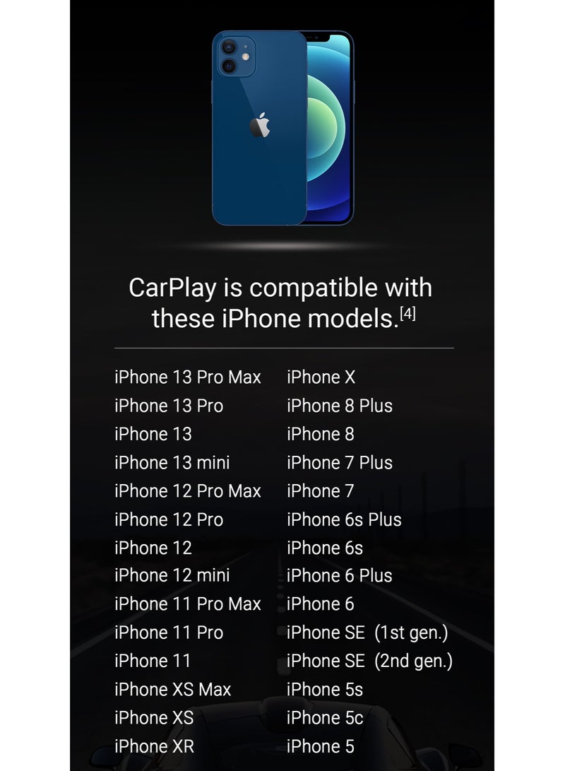 Wireless Carplay Box Wired to Wireless Carplay Module Interconnect Adapter
