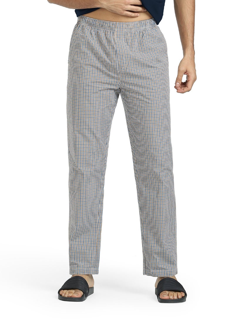 Combed Cotton Checks Men Pyjama