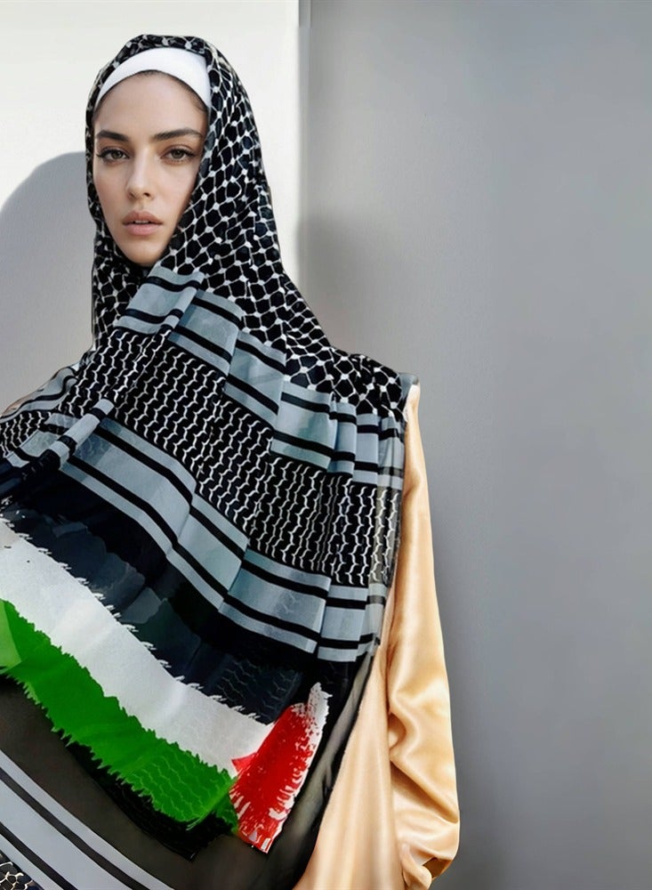 Ladies' New Product Muslim Chiffon Printed Event Decoration Scarf Shawl Headscarf