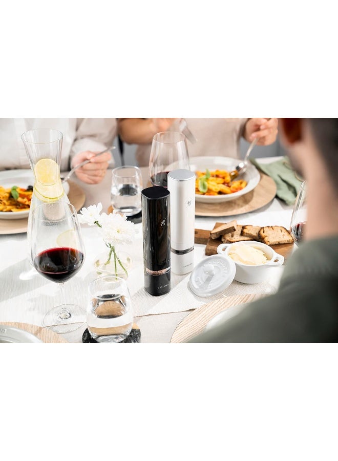 ZWILLING Enfinigy Electric Salt & Pepper Mill Silver Electric Operated