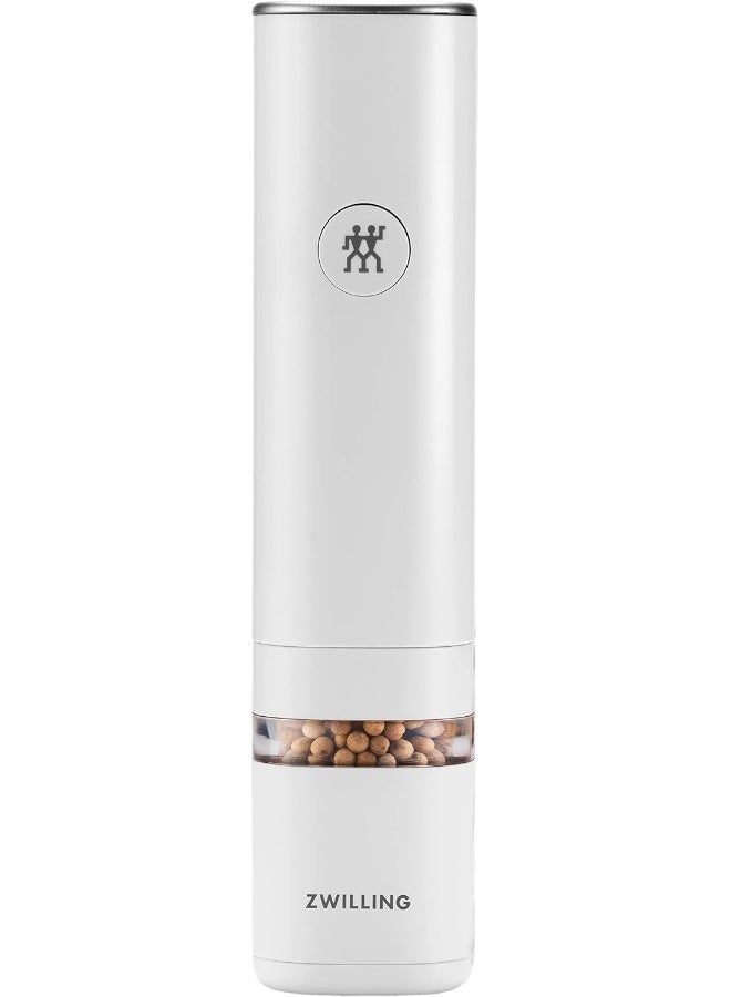 ZWILLING Enfinigy Electric Salt & Pepper Mill Silver Electric Operated