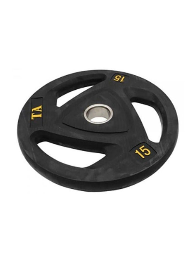 TA Sport Olympic Rubber Weight Plate 15 kg one pec