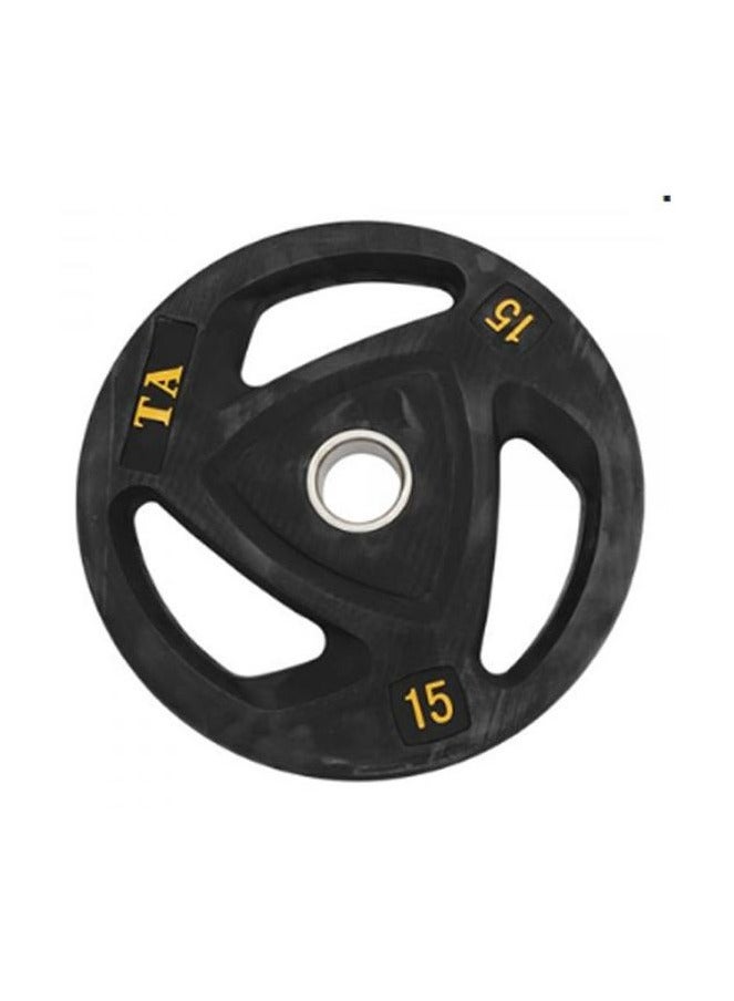 TA Sport Olympic Rubber Weight Plate 15 kg one pec