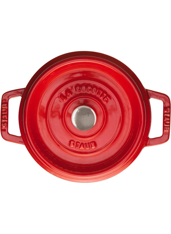 Staub Round Cocotte 20Cm Cherry 2.2L Cast Iron Material