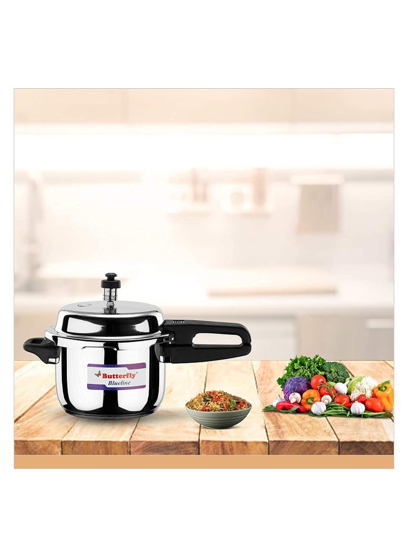 Butterfly bl-3l blue line stainless steel pressure cooker, 3-liter