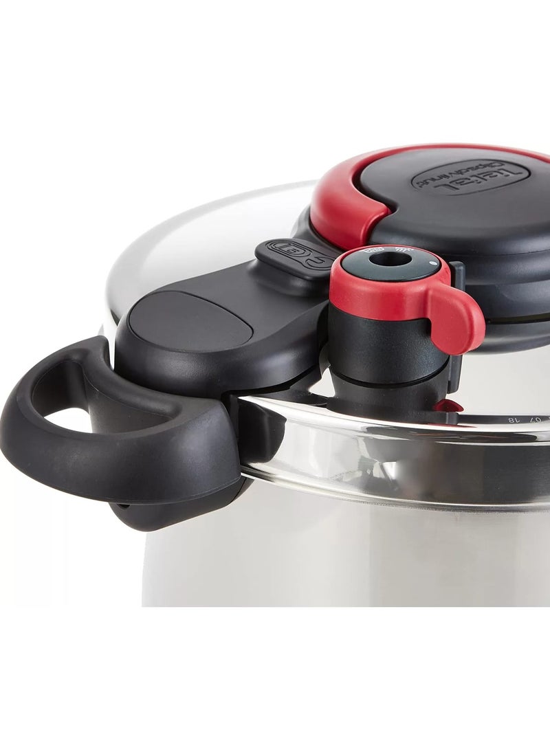 Tefal Clipso Minute Easy 9 Litre Pressure Cooker, Stainless Steel