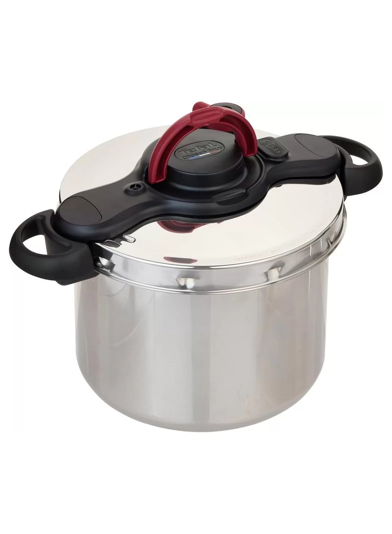 Tefal Clipso Minute Easy 9 Litre Pressure Cooker, Stainless Steel