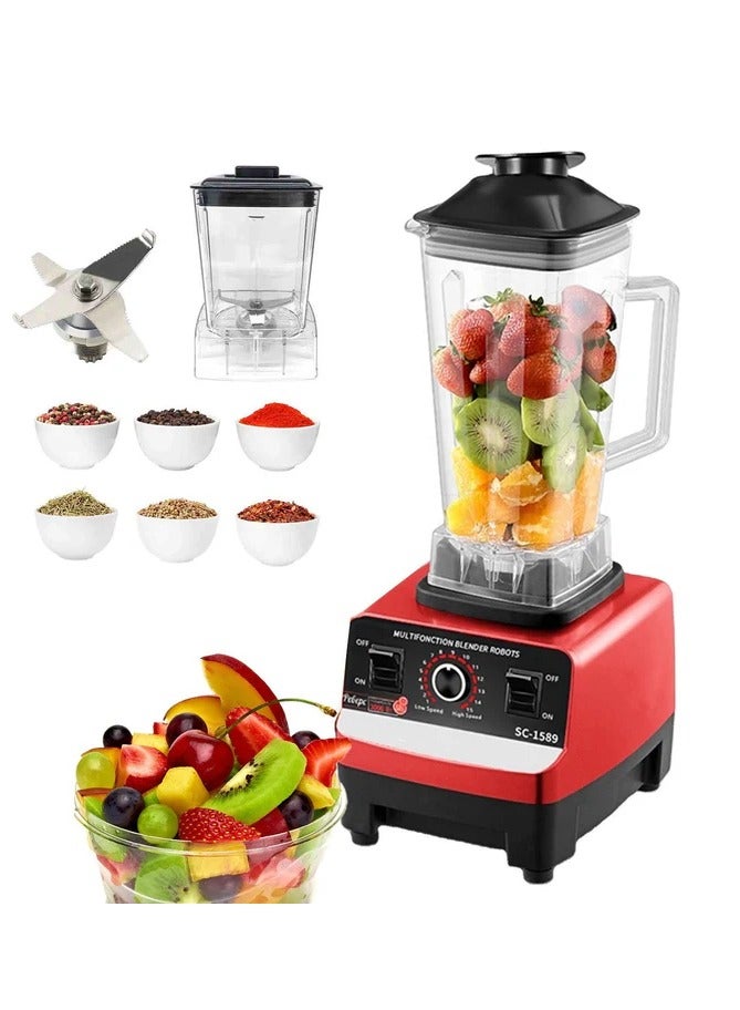 Heavy Duty 2 Cups Silver Crest Sc-1589 Blender And Grinder 4500W Multifunction Blender